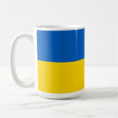 ウクライナ国旗 コーヒーマグカップ (左)