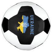 ウクライナ国旗 サッカーボール (回転)