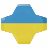 ウクライナ国旗 サッカーボール (フラット)