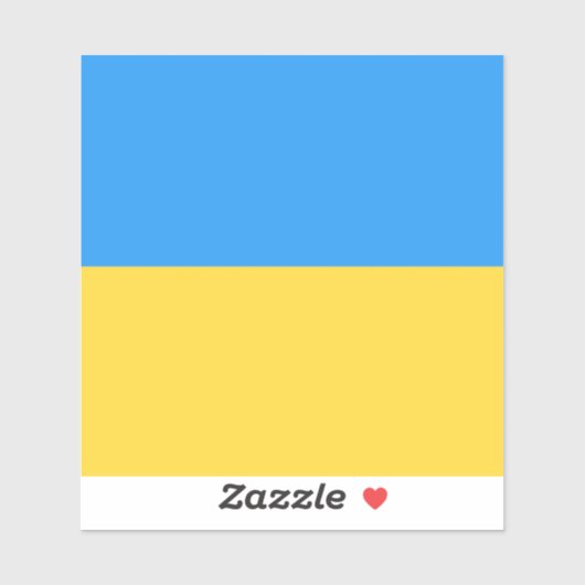 ウクライナ国旗 シール (シート)