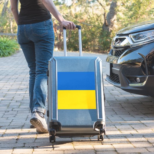 ウクライナ国旗 シール (スーツケースインサイチュ)