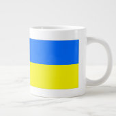 ウクライナ国旗 ジャンボコーヒーマグカップ (右)