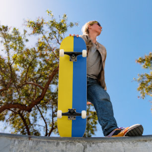 ウクライナ国旗 スケートボード