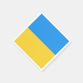 ウクライナ国旗 スタンダードカクテルナプキン (角)