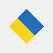 ウクライナ国旗 スタンダードカクテルナプキン (角)