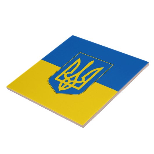 ウクライナ国旗（タイル） タイル (側面)