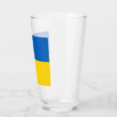 ウクライナ国旗 タンブラーグラス (左)