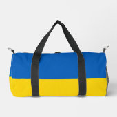 ウクライナ国旗 ダッフルバッグ (正面)