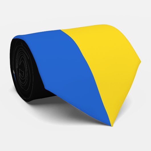 ウクライナ国旗 ネクタイ (ロール)
