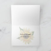 ウクライナ国旗(ハートひまわり) カード (内部)