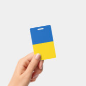 ウクライナ国旗 バッジ (手持ち)