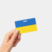 ウクライナ国旗 バッジ (手持ち)