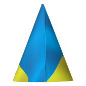 ウクライナ国旗 パーティーハット (裏面)