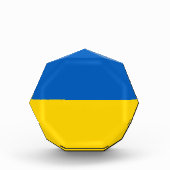 ウクライナ国旗 フォトブロック (正面)