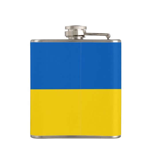 ウクライナ国旗 フラスク (裏面)