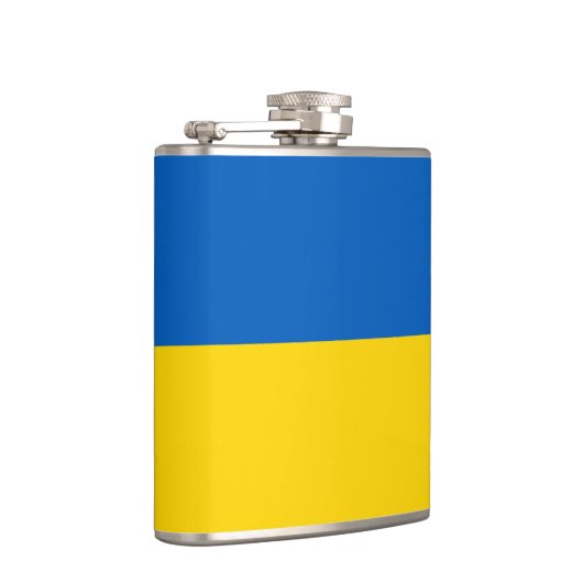 ウクライナ国旗 フラスク (右)