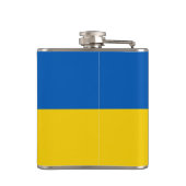 ウクライナ国旗 フラスク (裏面)