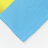 ウクライナ国旗 フリースブランケット (角)