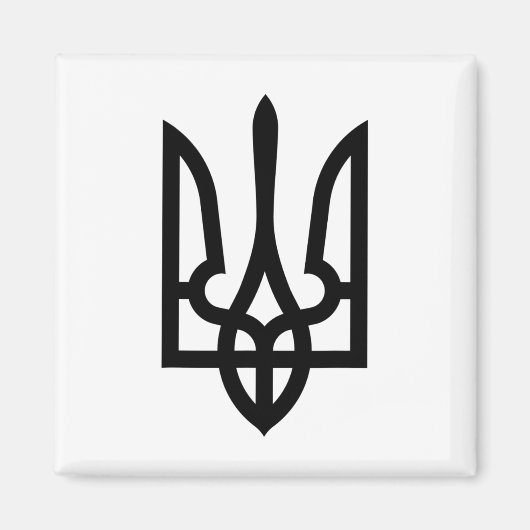 ウクライナ国旗 プライド - ウクライナの旗  マグネット (正面)