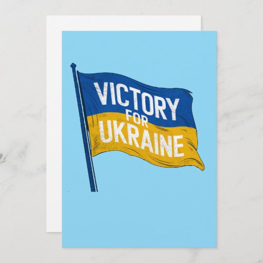 ウクライナ国旗、プロウクライナ・パトリオット・アートの勝利 シーズンカード (正面/裏面)