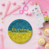 ウクライナ国旗 ペーパープレート (パーティー)