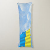 ウクライナ国旗 ボディピロー (正面縦)