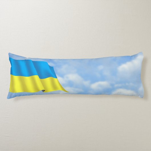 ウクライナ国旗 ボディピロー (正面)