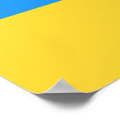 ウクライナ国旗 ポスター (角)