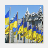 ウクライナ国旗 マグネット (正面)