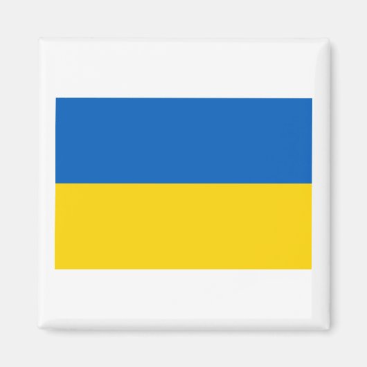 ウクライナ国旗 マグネット (正面)