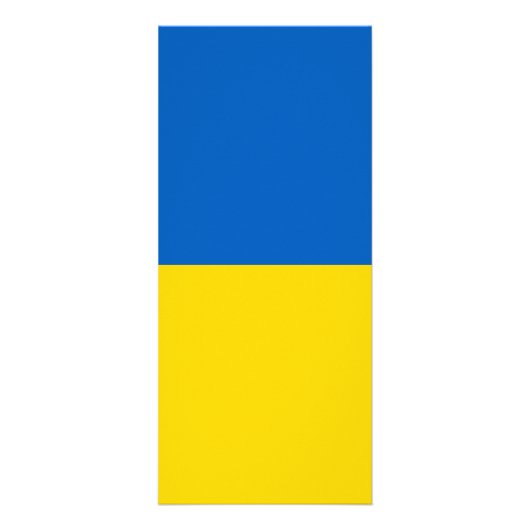 ウクライナ国旗 ラックカード (正面)