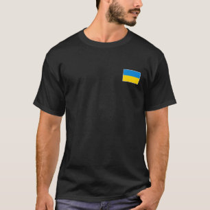 ウクライナ国旗(ヴィンテージウクライナ国旗) Tシャツ