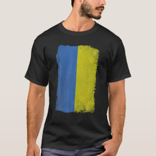 ウクライナ国旗(ヴィンテージウクライナ国旗) Tシャツ