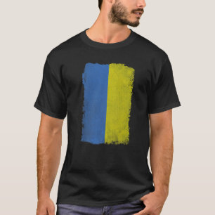 ウクライナ国旗(ヴィンテージウクライナ国旗) Tシャツ
