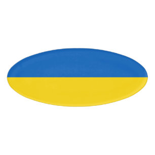 ウクライナ国旗 名札