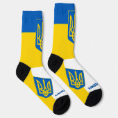 ウクライナ国旗、国地球に優し民 ソックス (右)