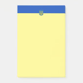 ウクライナ国旗・紋章 ポストイット (正面)