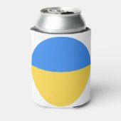 ウクライナ国旗 缶クーラー (缶裏面)