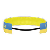 ウクライナ国旗"自由"ヘッドバンド アスレチックヘッドバンド (裏面)