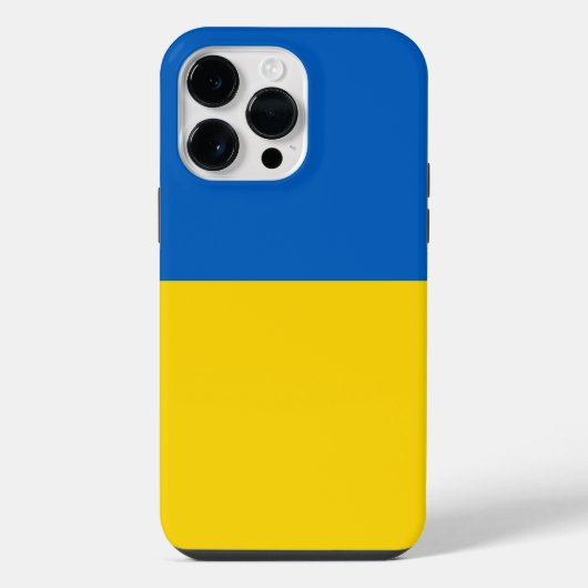 ウクライナ国旗 iPhoneケース (裏面)