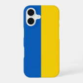 ウクライナ国旗 iPhone 16ケース (裏面)