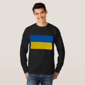 ウクライナ国旗 Tシャツ (正面フル)