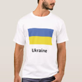 ウクライナ国旗 Tシャツ (正面)