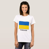 ウクライナ国旗 Tシャツ (正面フル)