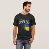 ウクライナ国旗 Tシャツ (正面フル)