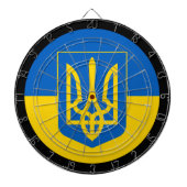ウクライナ国旗Dartboard & Ukraine / game board ダーツボード (正面)
