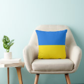 ウクライナ国旗x旗まくら クッション (椅子)