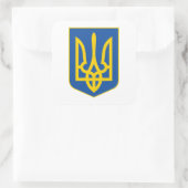 ウクライナ国章の国章 スクエアシール (バッグ)