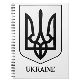 ウクライナ国章 ミニマルアート ノートブック
