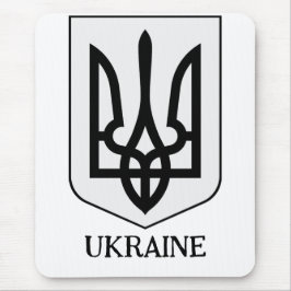 ウクライナ国章 ミニマルアート マウスパッド